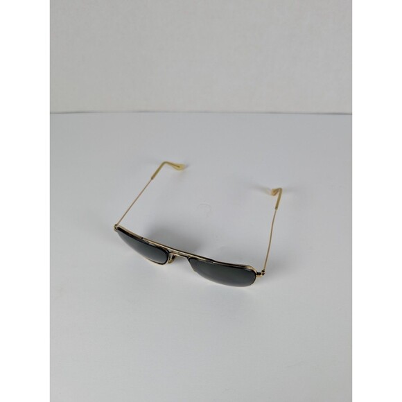 Vintage Gold Aviator Bausch & Lomb Sunglasses Great Condition - Picture 2 of 5